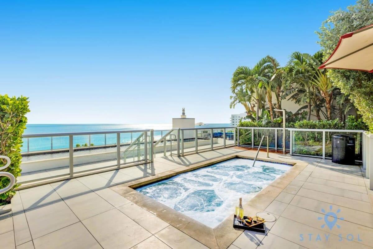 Tropical Oasis - Rooftop Pool- Near Beach - Gym Hollywood Luaran gambar
