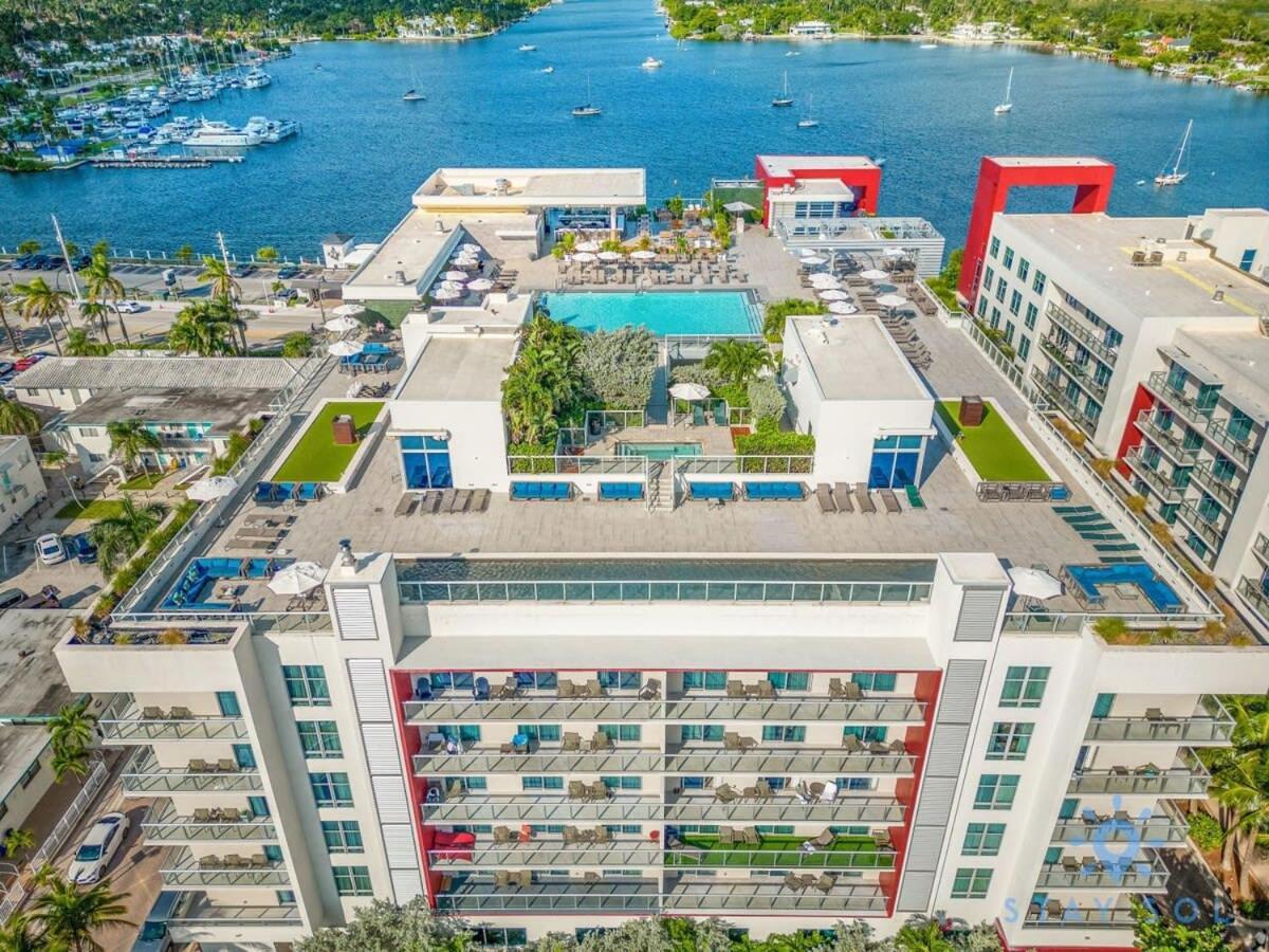 Tropical Oasis - Rooftop Pool- Near Beach - Gym Hollywood Luaran gambar